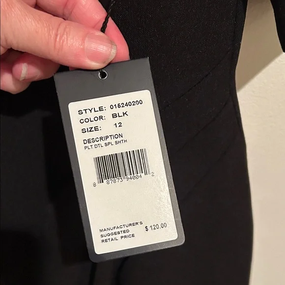 NWT Adrianna Papell Elegant Black Dress size 12 - Picture 4 of 8